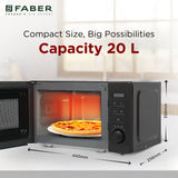 FMW Instacook 20 L Digital Microwave Oven 700W with Child Lock
