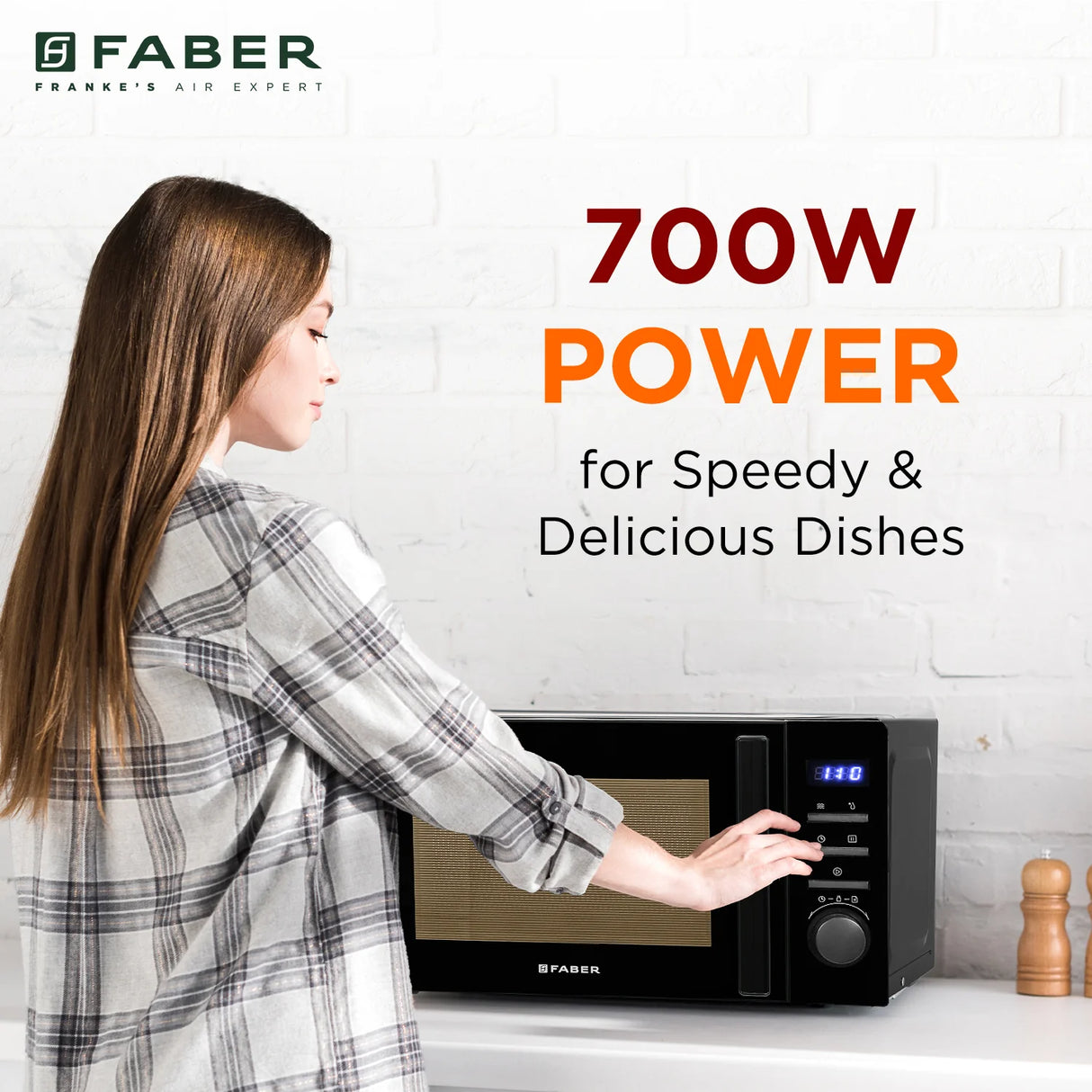 FMW Instacook 20 L Digital Microwave Oven 700W with Child Lock