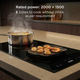 2 Zone Built-in Induction Hob with Touch Control, 9 Power Levels & Timer BH1017IC2Z