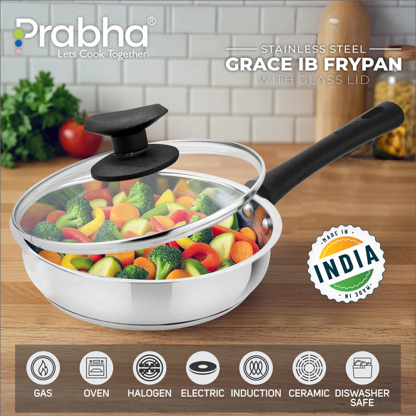 Grace IB Frypan With Lid – 1.1L, 20cm
