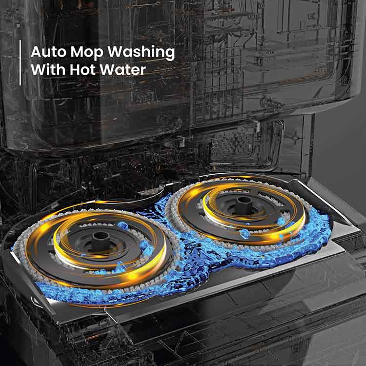 Smartclean Fully Automatic Robotic Vacuum & Mop (GermGuard, AI Visual Sensor)