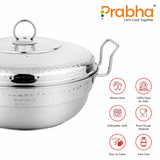 Grace IB Multi Kadhai Hammered with 6 Plates 28cm