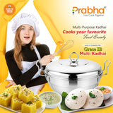 Grace IB Multi Kadhai Plain (6 Plates) 28cm