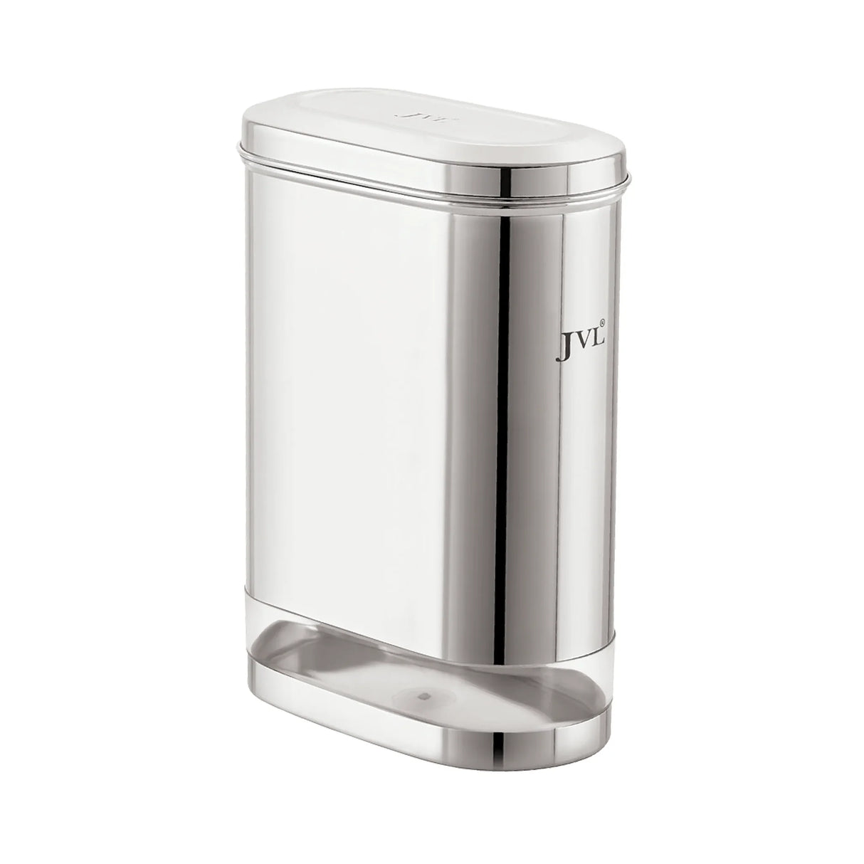 Stainless Steel Capsule Shape Galaxy Clear Canister with Airtight Lid, 2L