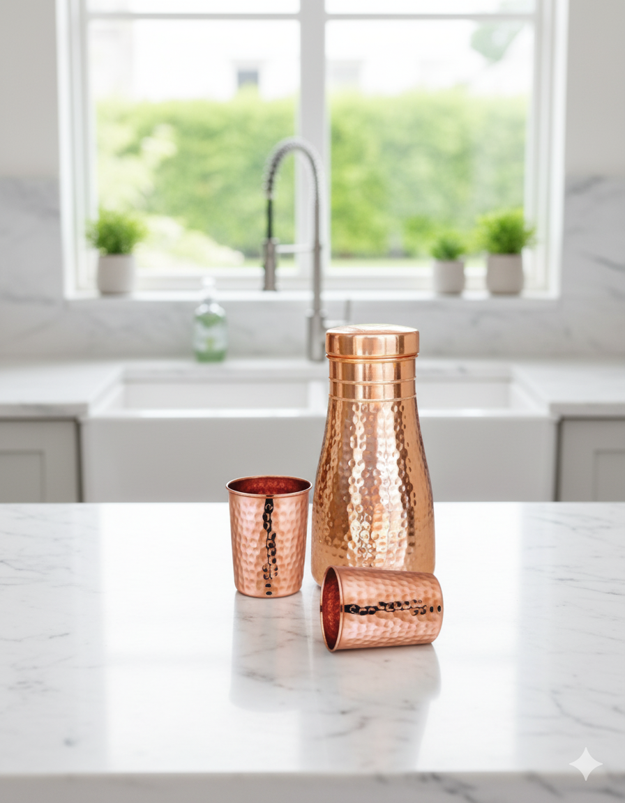 Bronzerr Majestic Hammer Carafe Set