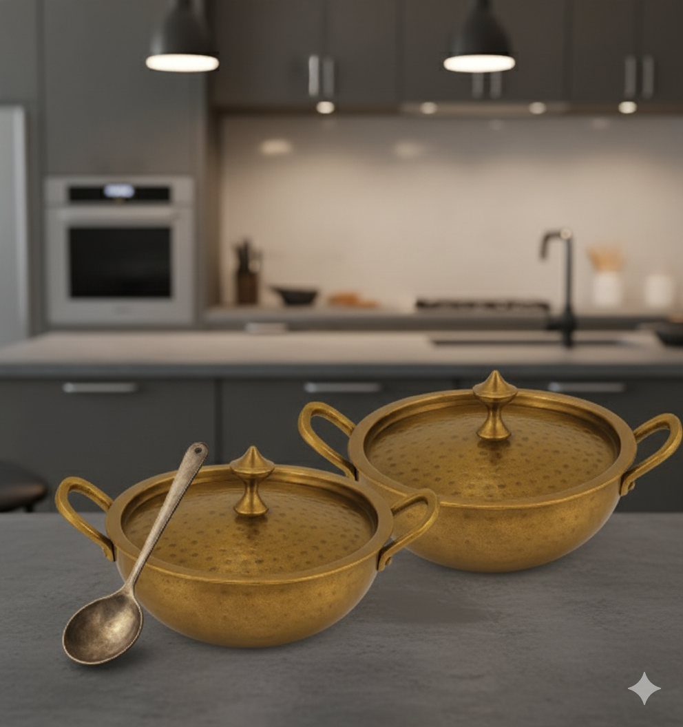 Rustic Serveware Sauce Pan Set