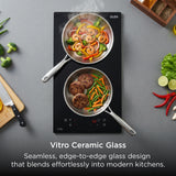 2 Zone Built-in Induction Hob with 9 Power Levels Touch Control Timer (BH1015IC2Z)