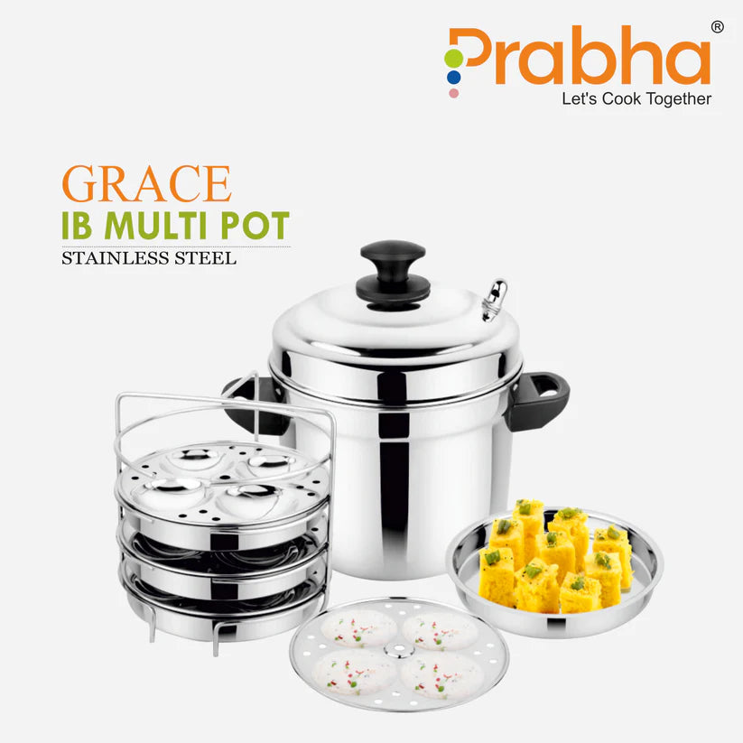 Prabha Grace IB Multi Pot (4+4 Plates)