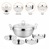 Prabha Grace IB Mini Multi Kadhai Hammered 20cm (4 Plates)