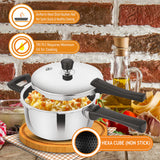 Stainless Steel Tri-Ply Hexa Cube Pressure Cooker – 6L