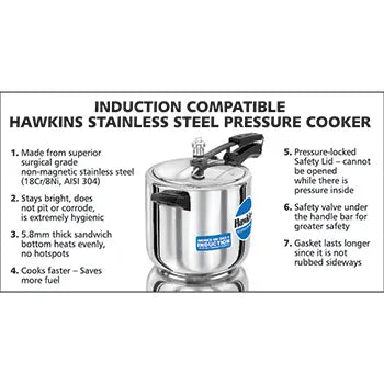 Stainless Steel 6 Litre (HSS60)