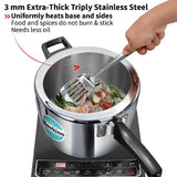 Tri-Ply Stainless Steel 4.5 Litre (HSST45)