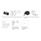 Kabi-Flow Digital Furniture Lock Kit 231.98.633