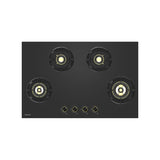 Augusta 480 80cm Built In Hob with 4 Full Brass Burners, Electric Auto Ignition & Flame Failure Safety – 538.61.264