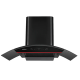 Renata Curved 90 - 90cm Wall Mounted Chimney with Auto Clean, Touch & Gesture Control – 534.84.703