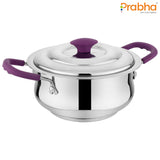 Stainless Steel Induction Base Alfa Plus Handi With Steel Lid 1500ml