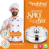 Stainless Steel Imperial Spice Box