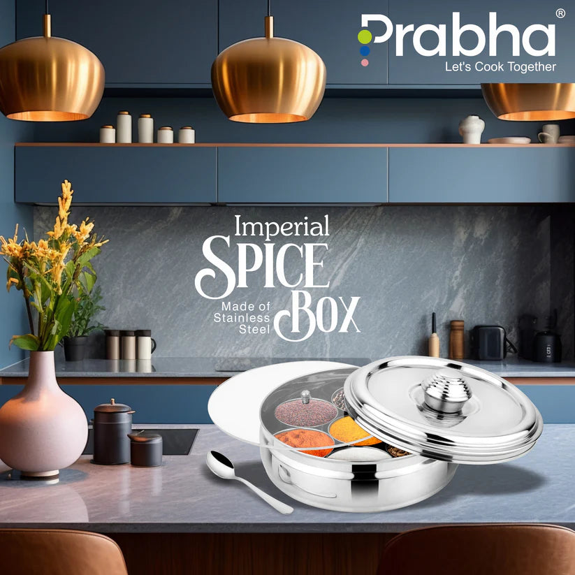 Stainless Steel Imperial Spice Box