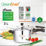 Greenchef NAMO Induction Base innerlid Cooker 3ltr