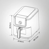 KFR5 5L Digital Air Fryer with Rapid Air Technology & 5 Preset Cooking Modes