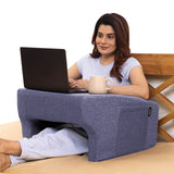 Ultimate Lap Desk Pillow for Laptops Up to 17 Inches with Mouse-Friendly Surface & Utility Pockets