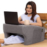 Ultimate Lap Desk Pillow for Laptops Up to 17 Inches with Mouse-Friendly Surface & Utility Pockets