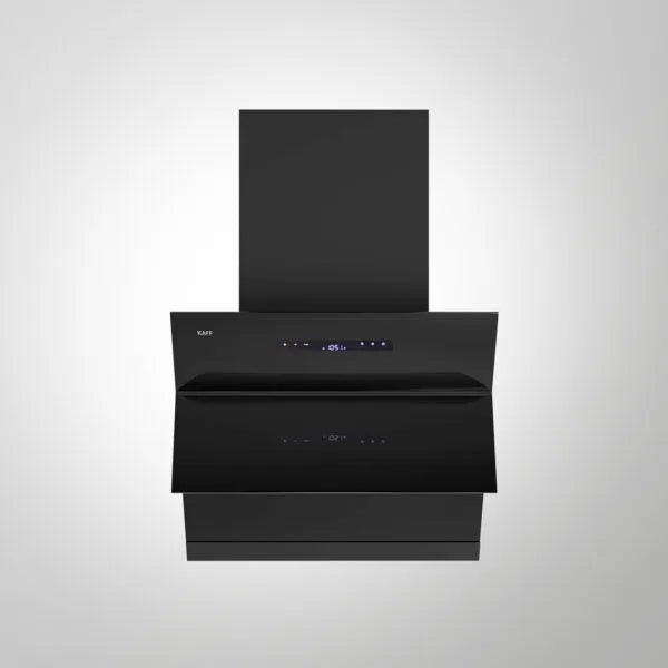 LYNN 60 DC Wall Mounted Chimney – Filterless Auto Clean, 1600 m³/h Airflow, Black Glass Finish