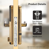 Zuri Smart Lock (Antique Bronze) with YWLOL Digital Wardrobe Lock