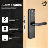 Zuri S (Black) Smart Lock with 5 way unlocking