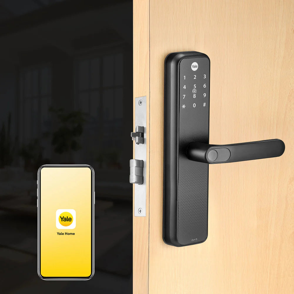Zuri S (Black) Smart Lock with 5 way unlocking