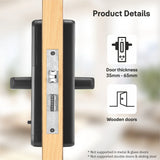 Zuri S (Black) Smart Lock with 5 way unlocking