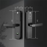 Zuri S (Black) Smart Lock with 5 way unlocking
