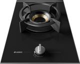 HG8313BGB1 1 Burner Gas Hob 33cm Black Glass 538.60.773