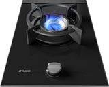 HG8313BGB1 1 Burner Gas Hob 33cm Black Glass 538.60.773