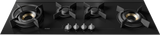 HG8144BGB1 Gas Hob Black Glass 538.60.786