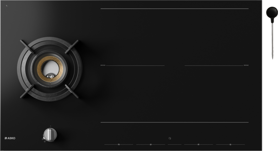 HIG89524BGB1 Gas Induction Combi Hob 90cm 538.60.799