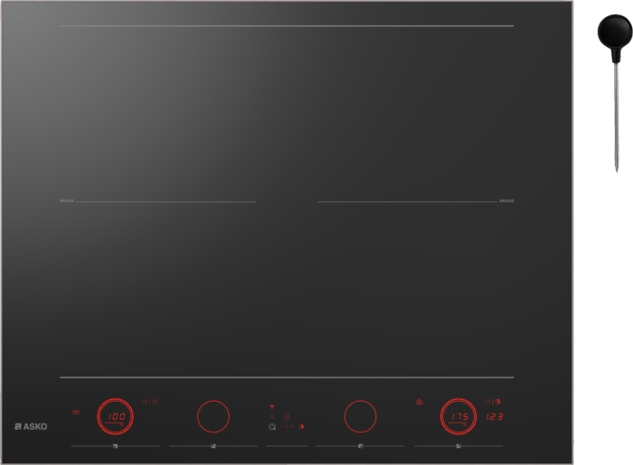 HID654GC 4 Zone Induction Hob 65cm Celsius Cooking 538.60.754