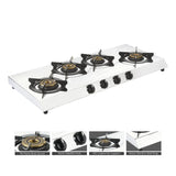 Magistic Four Burner Stainless Steel Gas Stove Manual Ignition