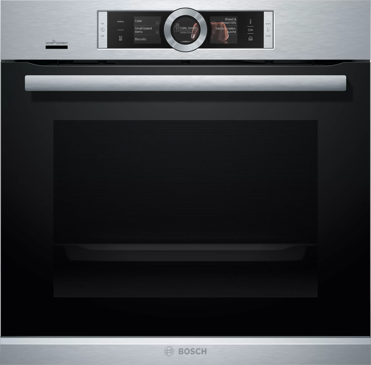 Series 8 Built-in oven with added steam function Stainless steel HRG6769S6