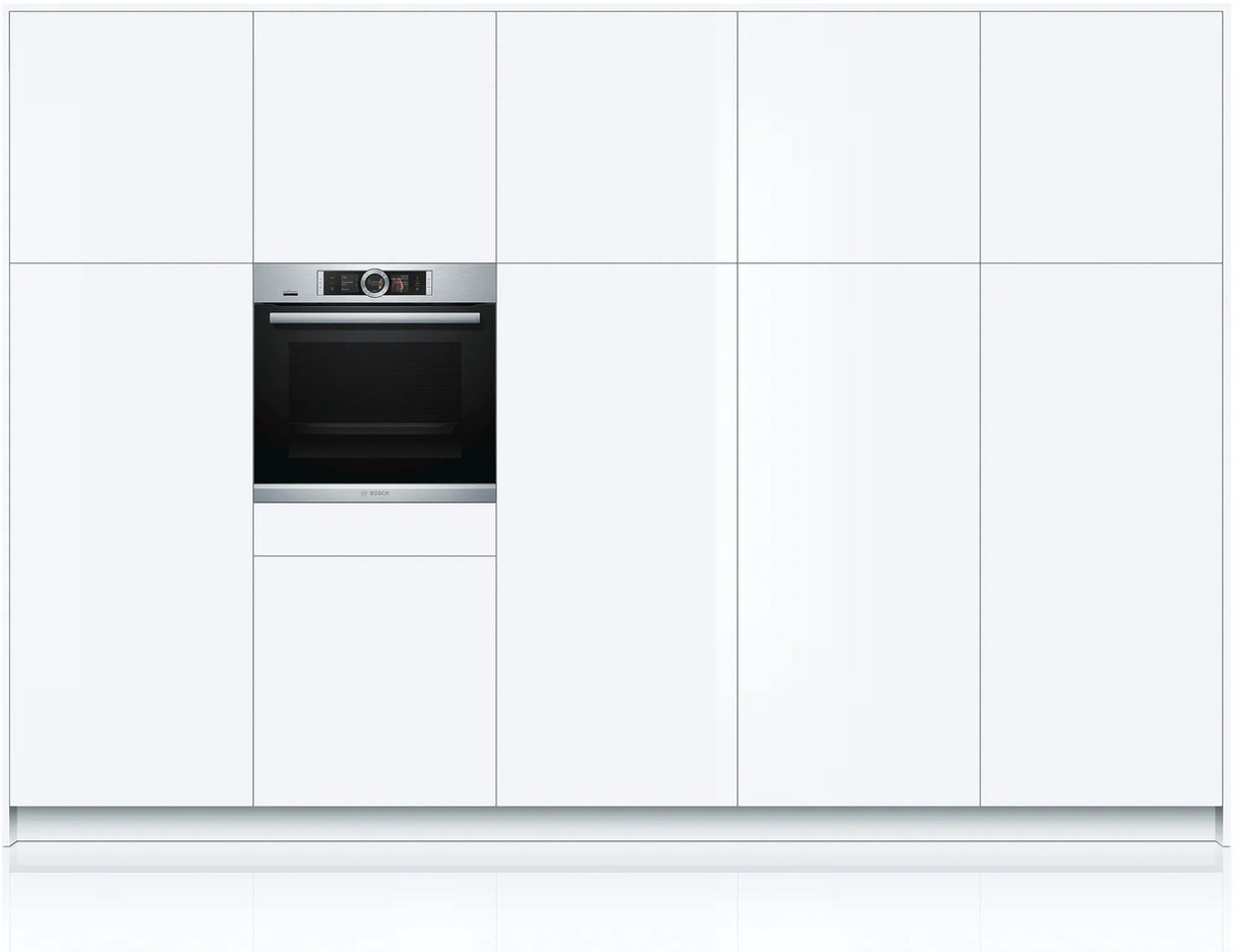 Series 8 Built-in oven with added steam function Stainless steel HRG6769S6