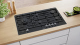 Series 8 Gas hob 90 cm Ceramic, Black PRS9A6D70I