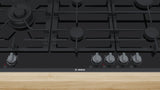 Series 8 Gas hob 90 cm Ceramic, Black PRS9A6D70I