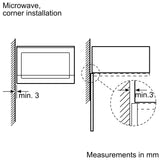 Series 4 Built-in Microwave 25L Black BFL554MB2I
