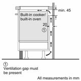 Series 4 Induction hob 60 cm surface mount without frame PIE63KBB5E
