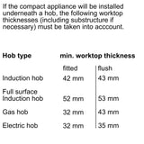 iQ700 Built-in Compact Oven With Steam Function 60 x 45 cm Black CS736G1B1 (Home Connect)