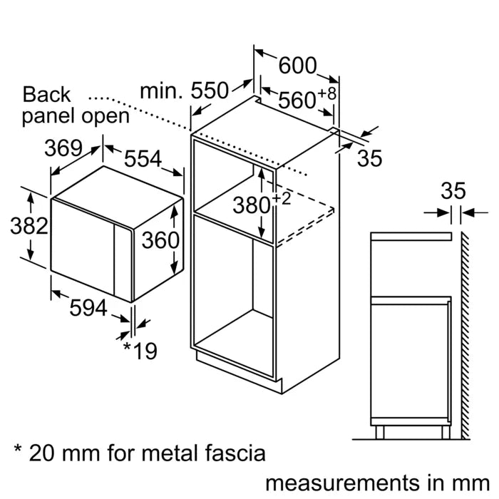 Built-In Microwave IQ300 Series BE550LMR0I