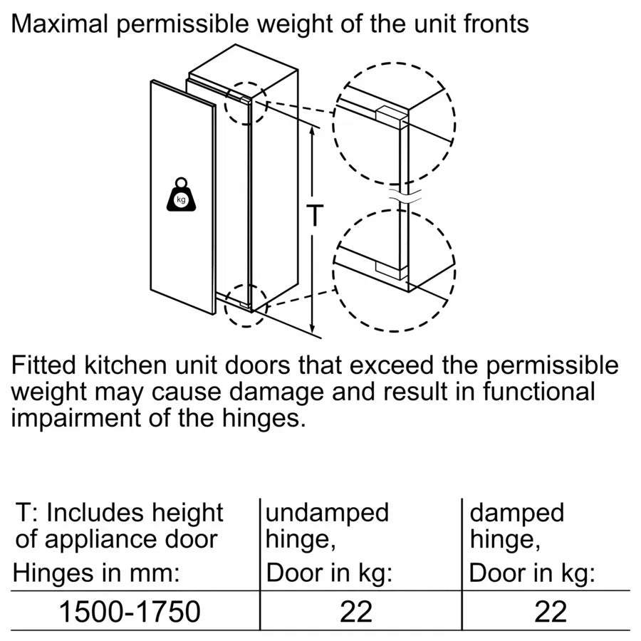 iQ700 KI81FHD30I Built-in Fridge 289L – 177.2 cm, Soft Close Hinge, hyperFresh, Home Connect