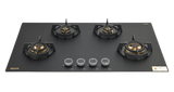 MSM 94 DF Built In Hob 90 cm Frosted Black Glass with Concealed Burners