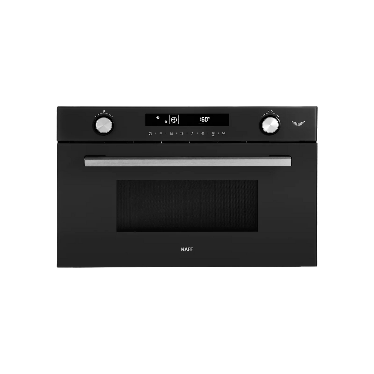 MW 34 G6F B Built-in Microwave Oven – 34L, Convection + Grill + Microwave Combo, Touch & Pop-up Knob, Black Glass Finish