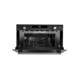 MW 34 G6F B Built-in Microwave Oven – 34L, Convection + Grill + Microwave Combo, Touch & Pop-up Knob, Black Glass Finish